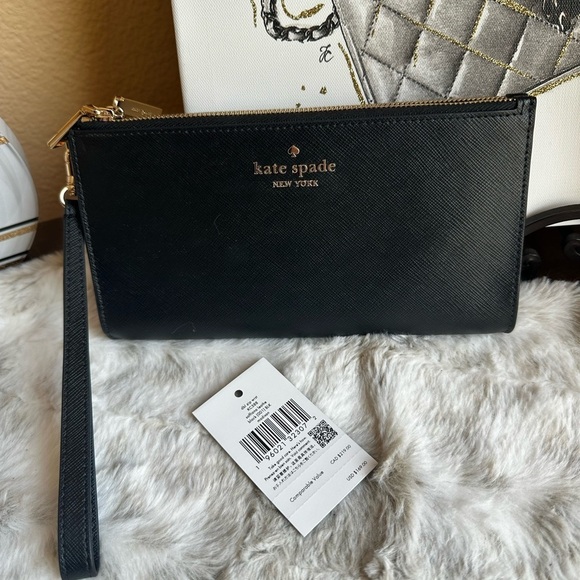 Kate Spade Madison Double Zip Wristlet - Picture 2 of 8